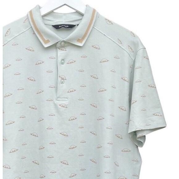 Radmor Golf Taylor Polo Shirt Bobrad Cup Logo Short Sleeve Pima Cotton XL - Picture 1 of 10
